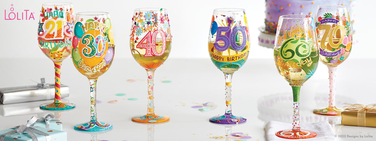 Birthday Milestone Glasses