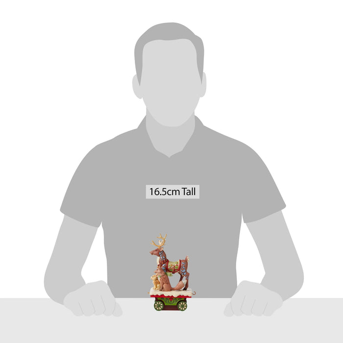 Reindeer and Animals Train Car