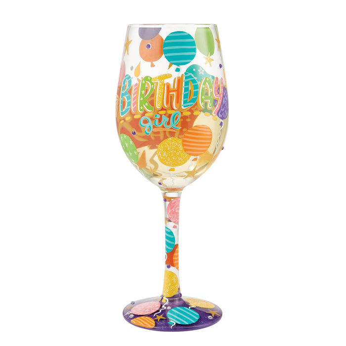Birthday Girl Wine Glass