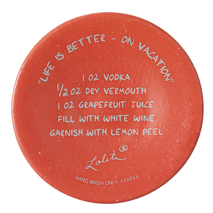 Life on Vacation Wine Glass