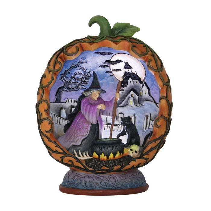 Pumpkin Diorama LED Figurine