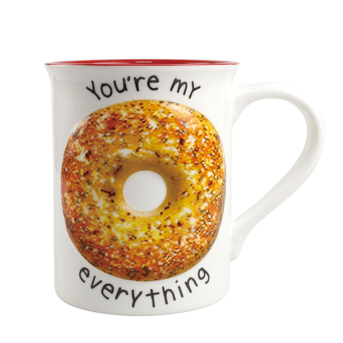 Sculpted Bagel Everything Mug