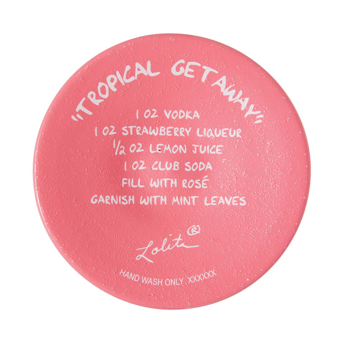 Tropcial Getaway Wine Glass