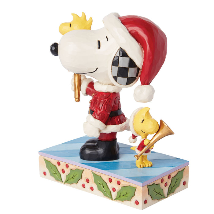 Snoopy and Woodstock Santas