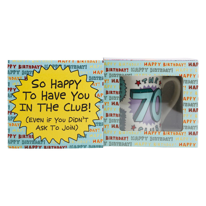 70th Birthday Club Mug Gift