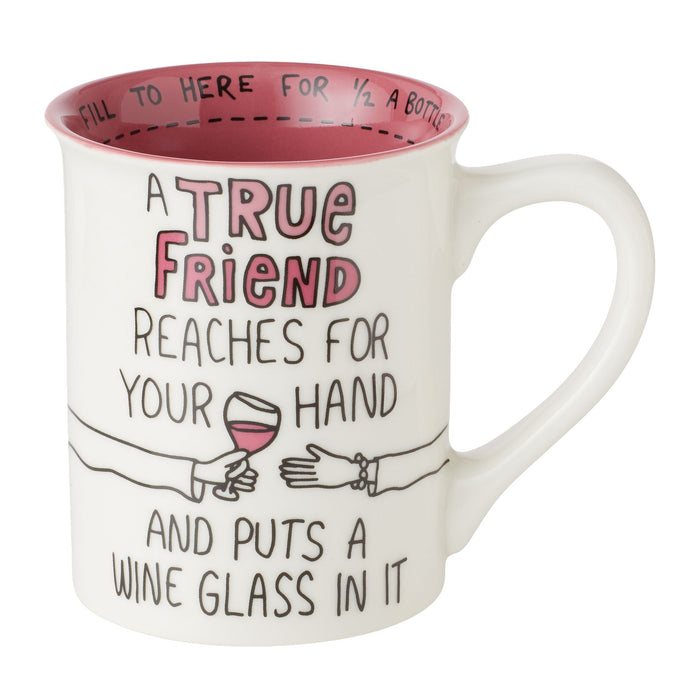 True Friend Wine Mug