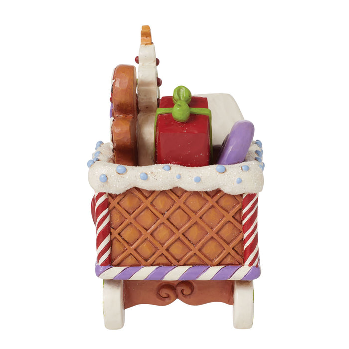 Gingerbread Train Car Figurine