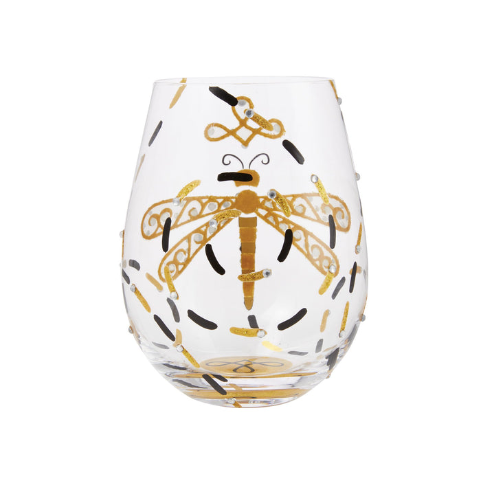 Dazzling Dragonfly Stemless