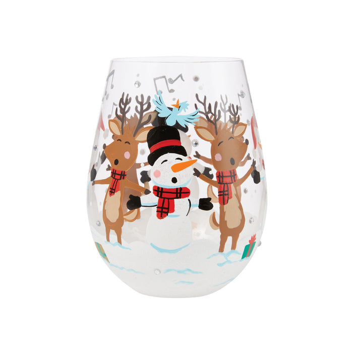 A-Caroling We Go Stemless Wine
