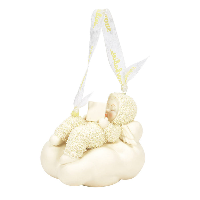 Reading in the Clouds ornament