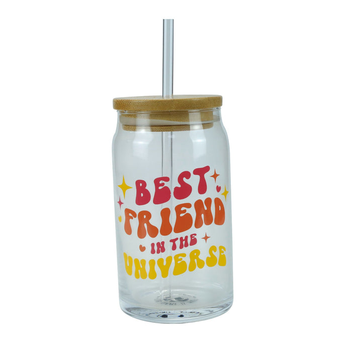Best Friend Latte Glass