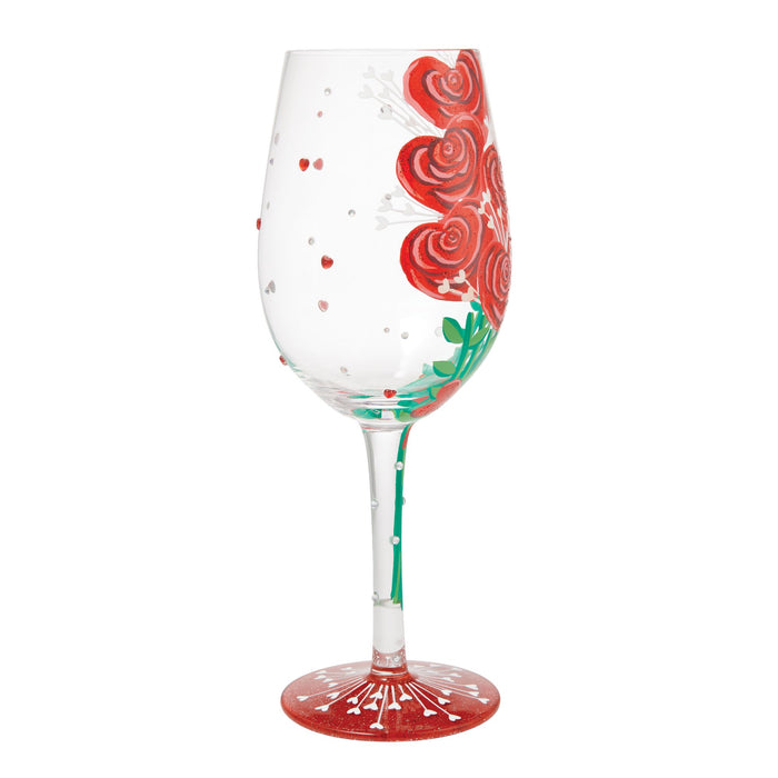 Valentine'sBouquet Wine Glass