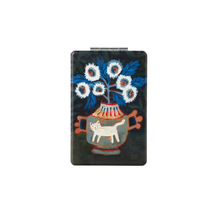 Kitty Blooms Compact Mirror
