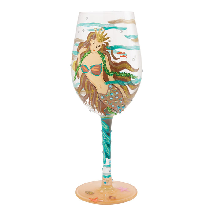 Mystical Mermaid Wine Glass