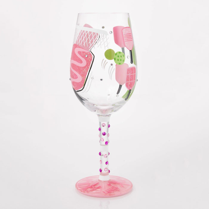 Dink then Drink Wine Glass