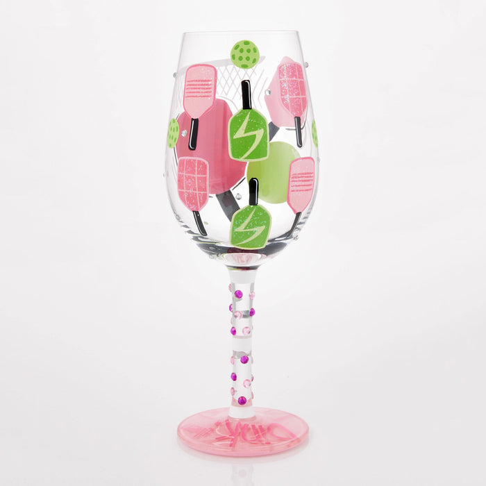 Dink then Drink Wine Glass