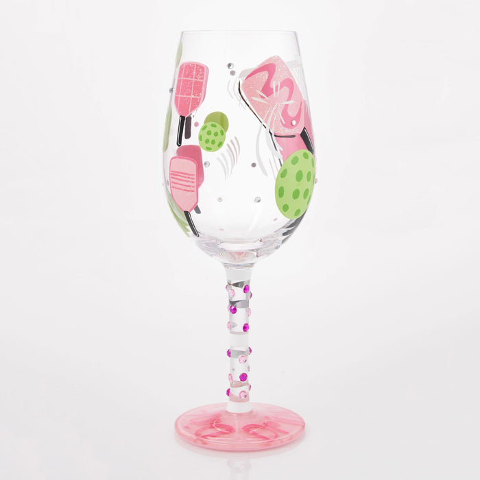 Dink then Drink Wine Glass