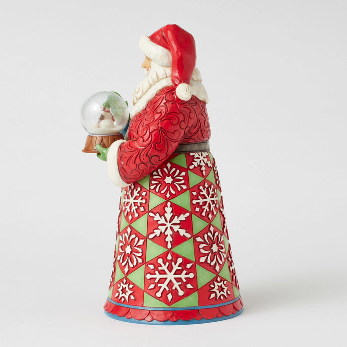 Santa Holding Mini Globe Fig