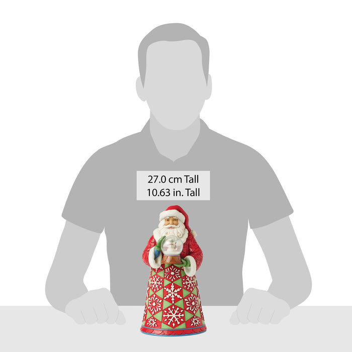 Santa Holding Mini Globe Fig