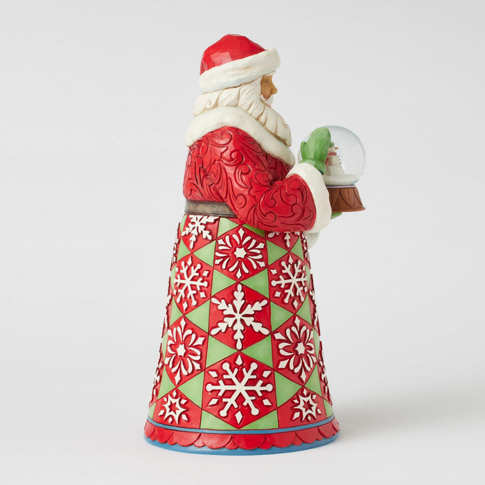 Santa Holding Mini Globe Fig