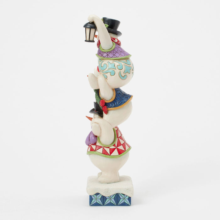 Stacked Snowmen Figurine