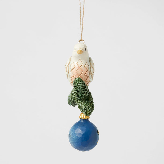 Blue & Gold Dove Ornament