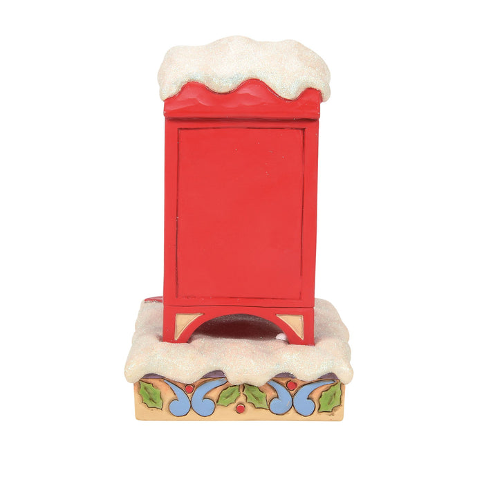 Grinch in Mailbox Figurine