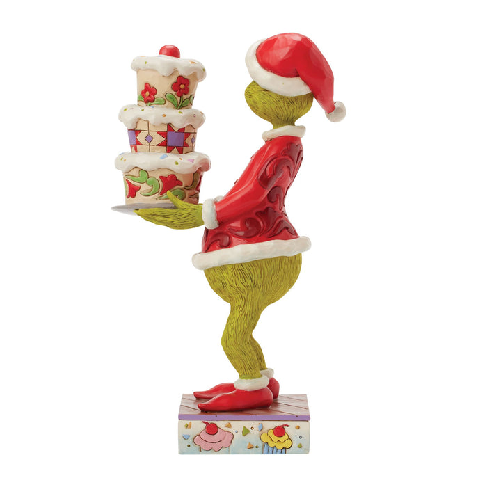 Grinch with Grinchy Cake