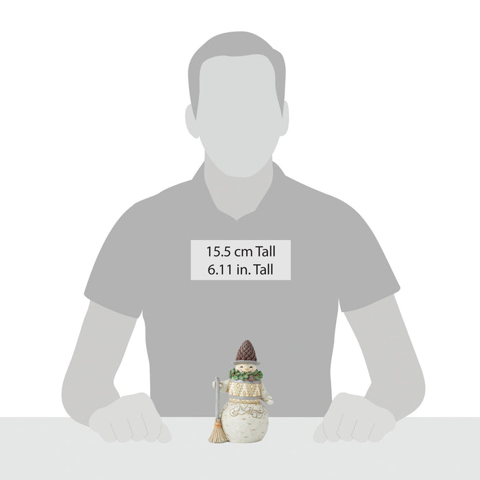 Wdlnd Snowman Pinecone Hat Fig