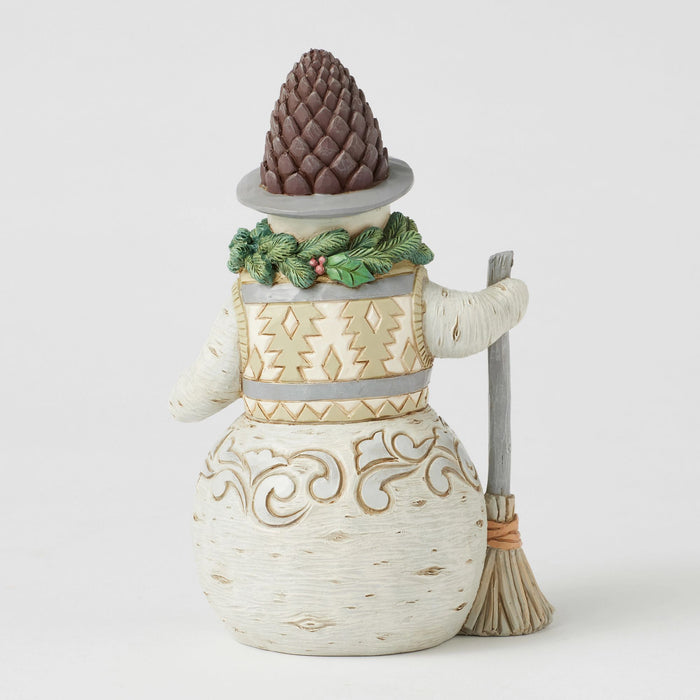 Wdlnd Snowman Pinecone Hat Fig