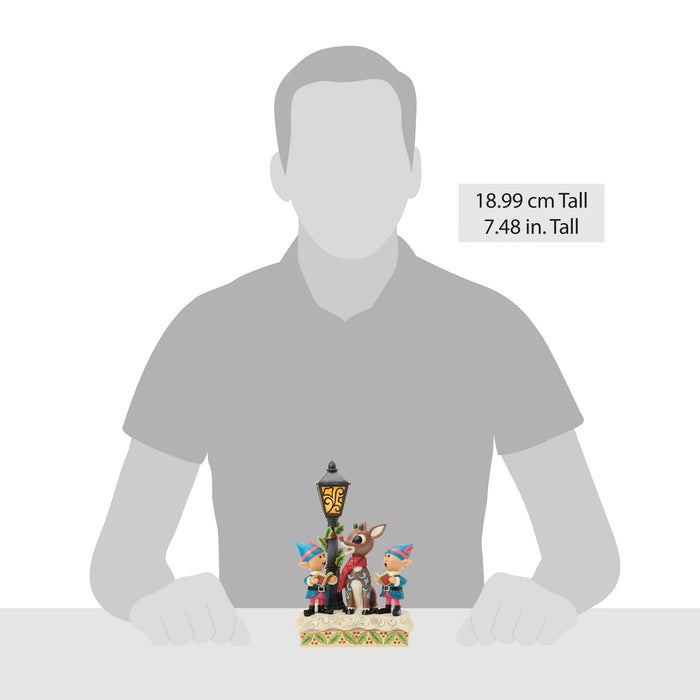 Woodland Rudolph with Red Bird