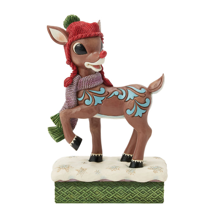 Rudolph with Knit Hat