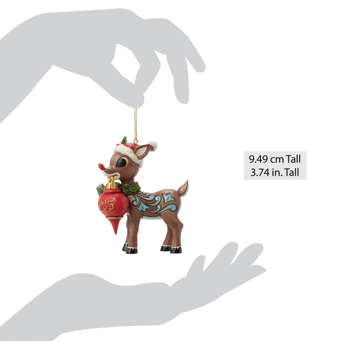 Rudolph Dated 2025 Ornament
