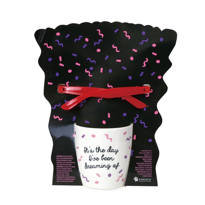 21 Birthday Mug with Glasses