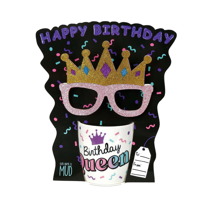 Birthday Queen Mug w Glasses