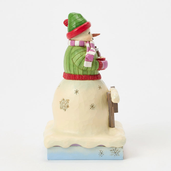 Snowman with Hershey Sign