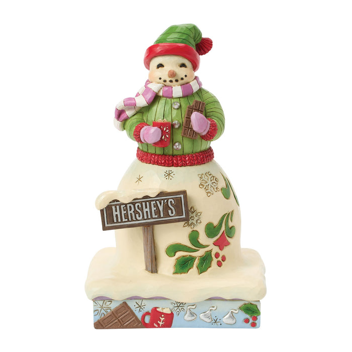 Snowman with Hershey Sign