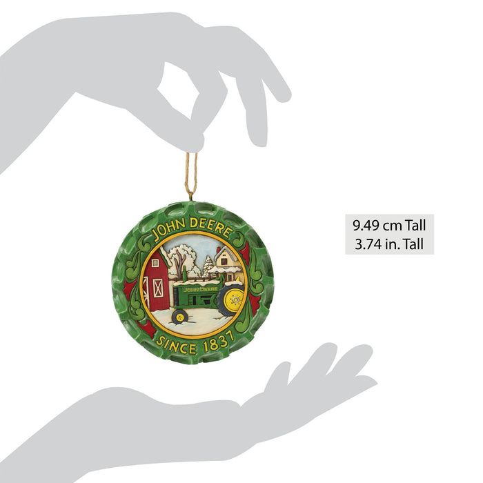 Tractor Tire with Scene Orn