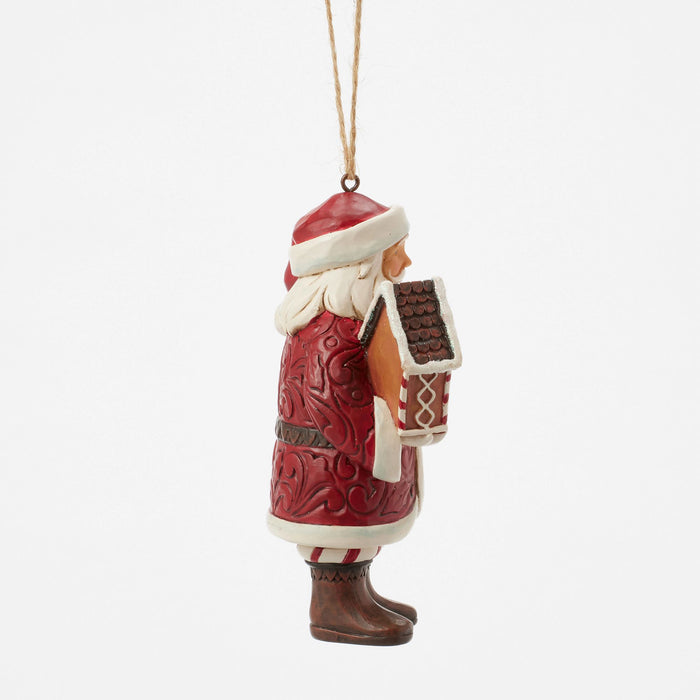 Gingerbread Santa Ornament