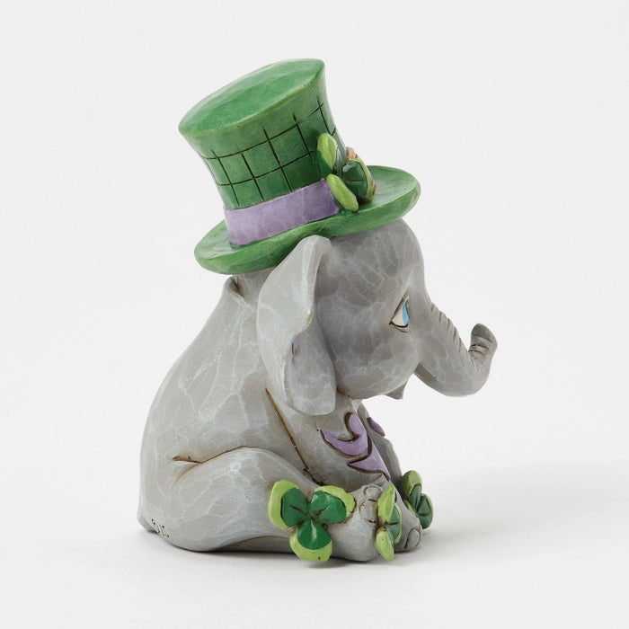 Elephant with Clover Figurine