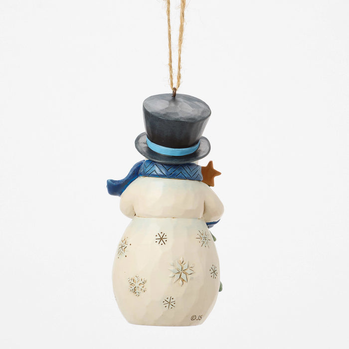 Snowman with Tree Ornament