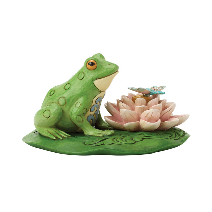 Frog on Lilypad Figurine