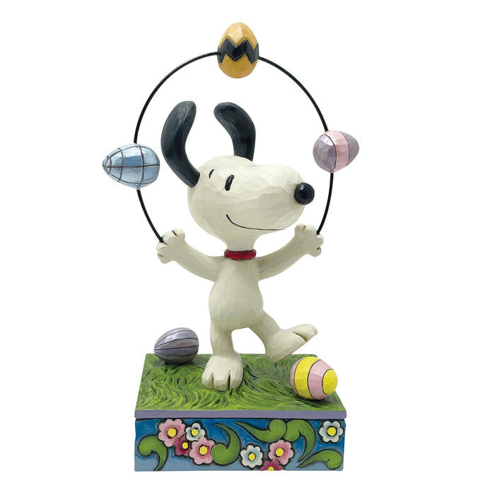 Snoopy Juggling Eggs