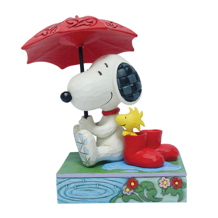 Snoopy Holding Umbrella