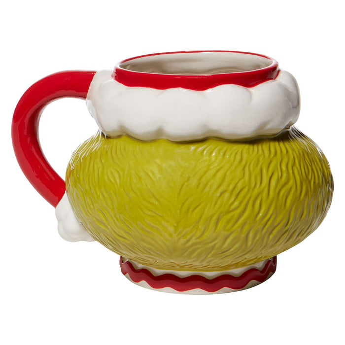 Santa Grinch Sculpted Mug