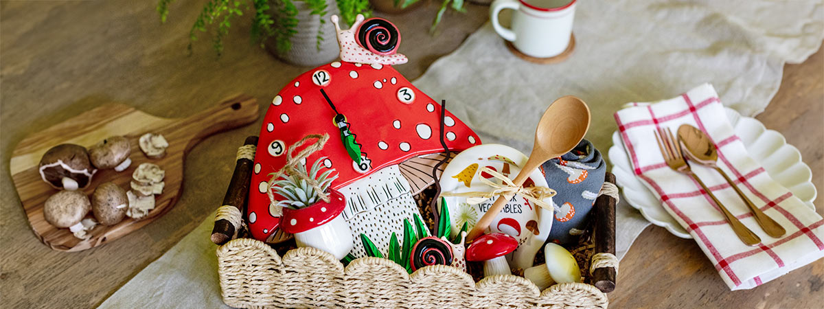 Mushroom Gift Basket