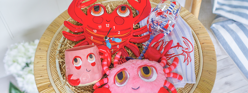 Enesco Gift Shop's Don't Be Crabby Gift basket