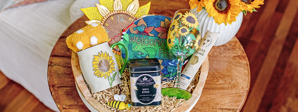 Sunflower Gift Basket