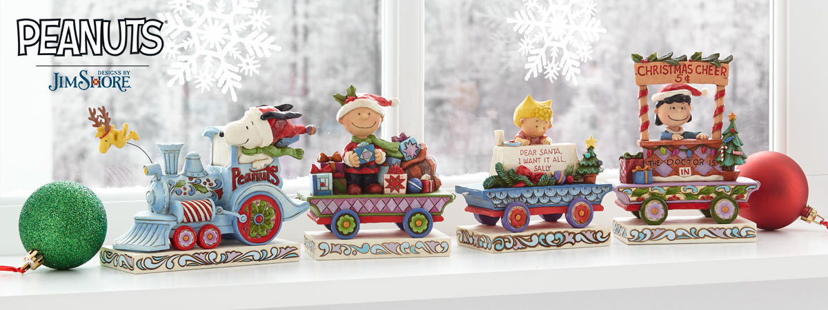 Jim Shore Peanuts Train