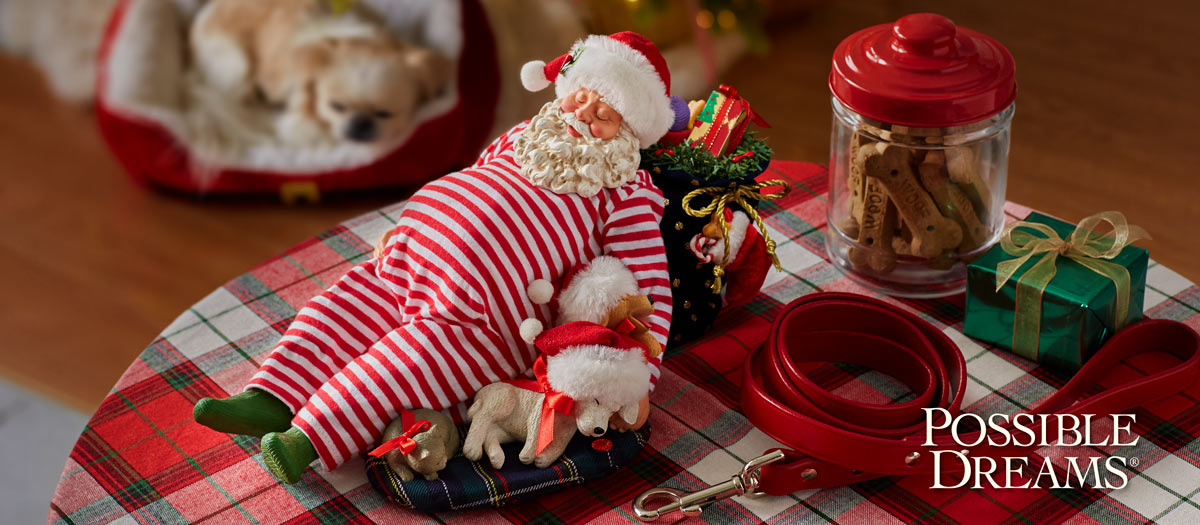 Possible Dreams Santa and his Pets